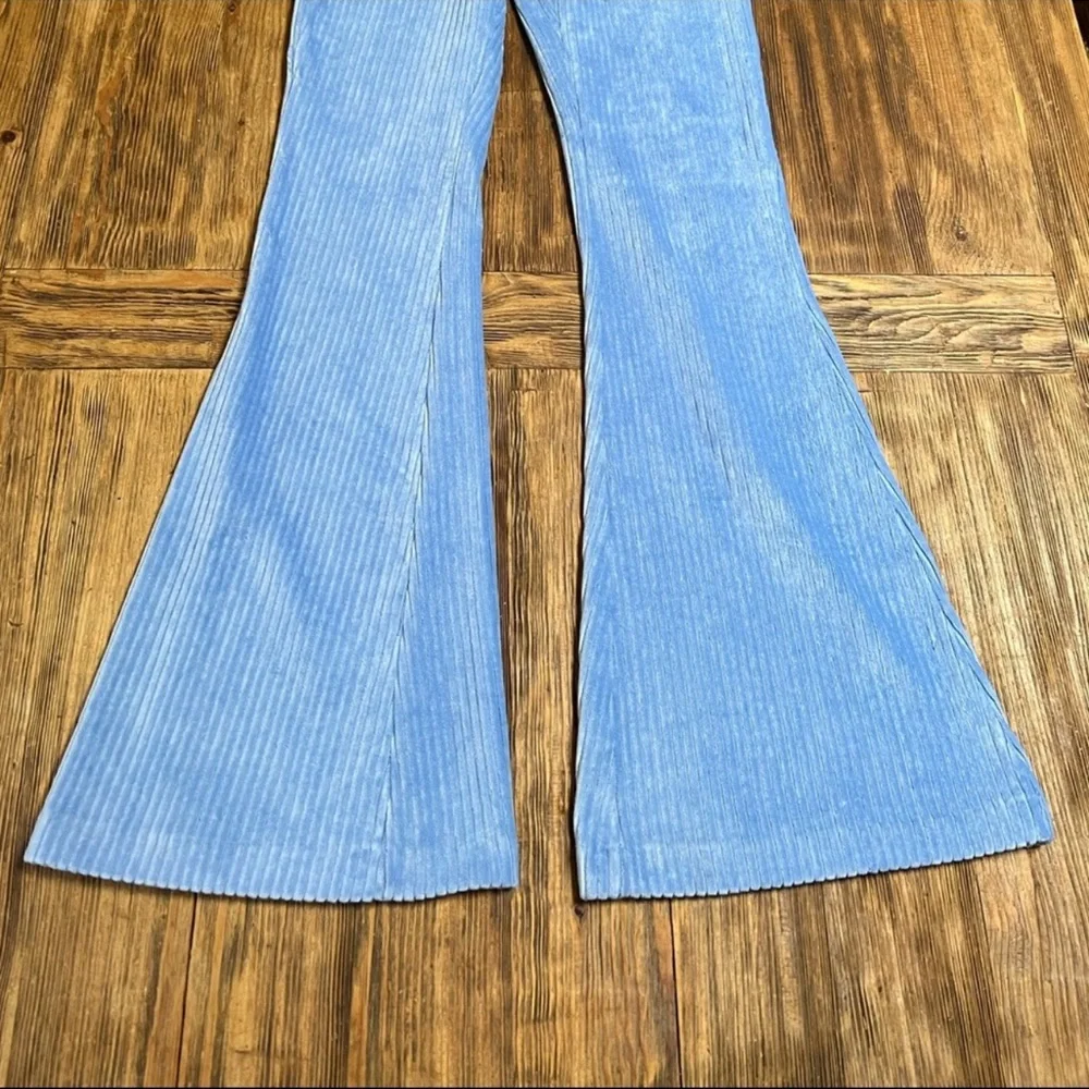 SOLD NWOT Aerie Groove-On Velour High Waisted Flare Pant - Picture 11 of 12